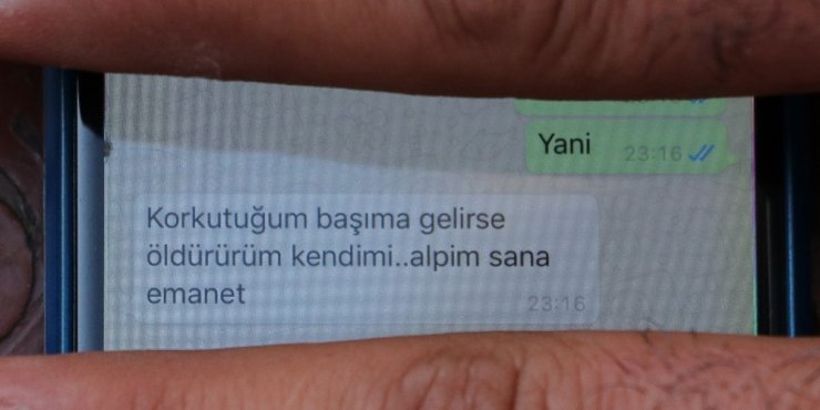 Saplantılı aşık kurbanı Tuğba, ölmeden önce ağabeyine çocuğunu emanet etmiş