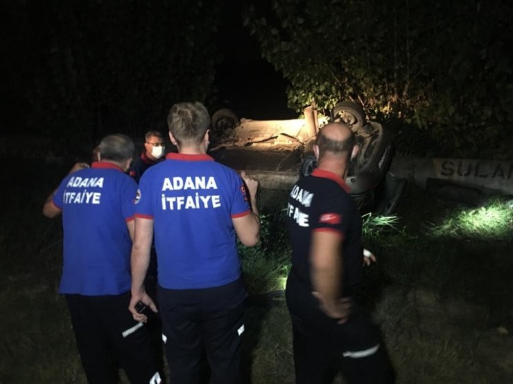 Ceyhan’da trafik kazası: 2 ölü, 1 yaralı