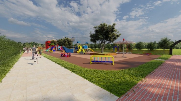 Alanya Belediyesi’nden Okurcalar’a yeni park
