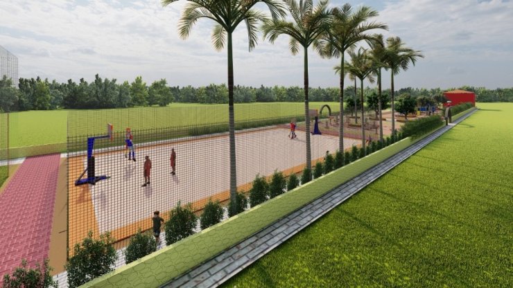 Alanya Belediyesi’nden Okurcalar’a yeni park