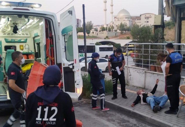 Alkol komasına giren adam ekiplere zor anlar yaşattı