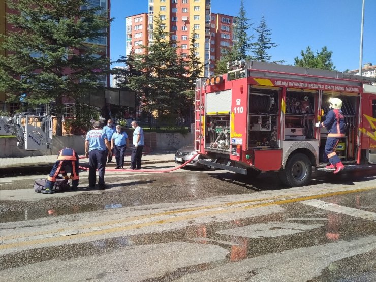 Başkent’te patlama sesleri korkuttu