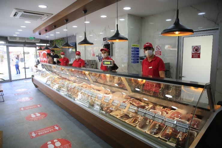 Halk Et’in dördüncü mağazası Serik’te hizmete açıldı