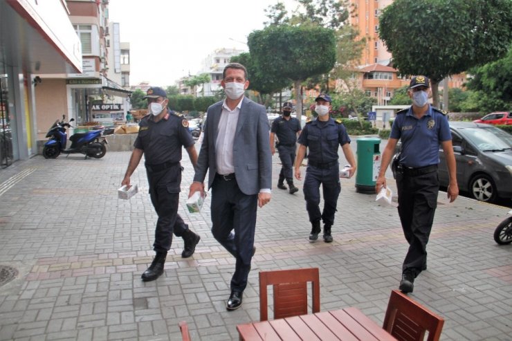 Alanya’da korona virüs denetimi