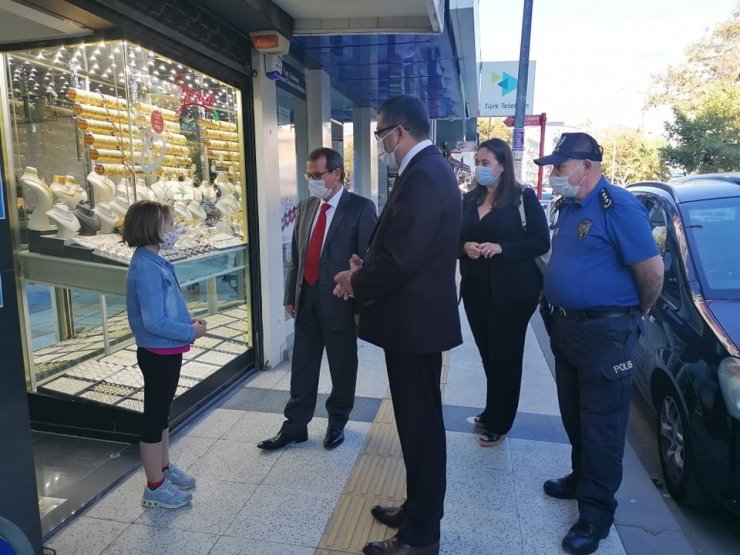 Çan’da maske denetimi