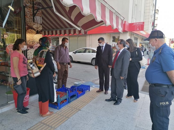 Çan’da maske denetimi