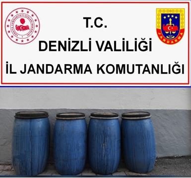 Denizli’de 840 litre kaçak şarap yakalandı