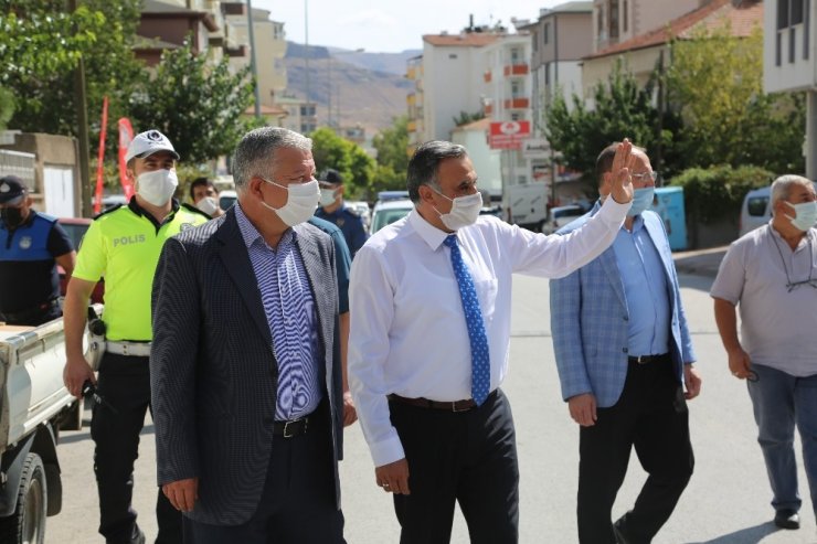 Develi’de maske denetimi devam ediyor