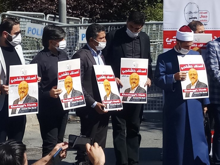 Cemal Kaşıkçı öldürülüşünün 2’nci yılında konsolosluk önünde anıldı