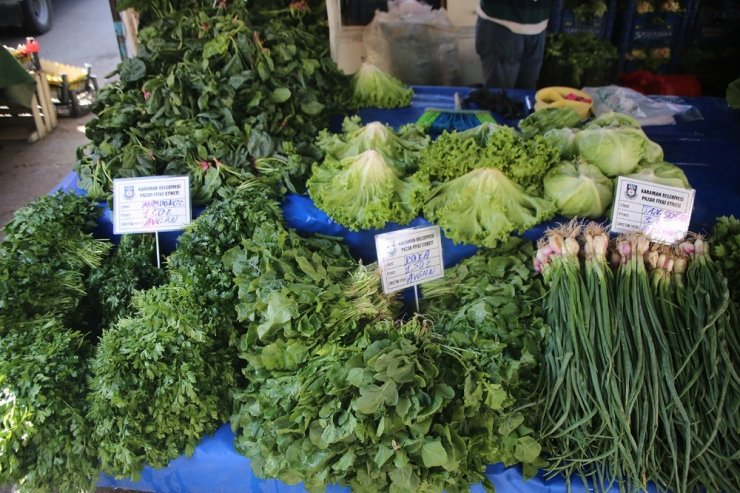 Karaman’da semt pazarlarında tek tip etiket uygulaması