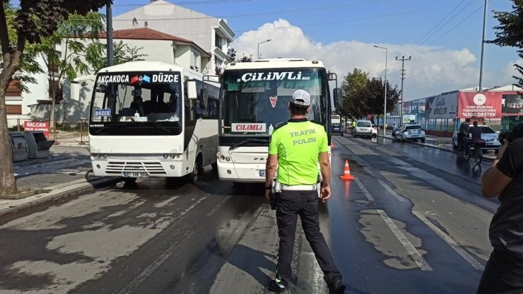 Düzce’de pandemi kurallarına uymayan 22 sürücü cezalandırıldı