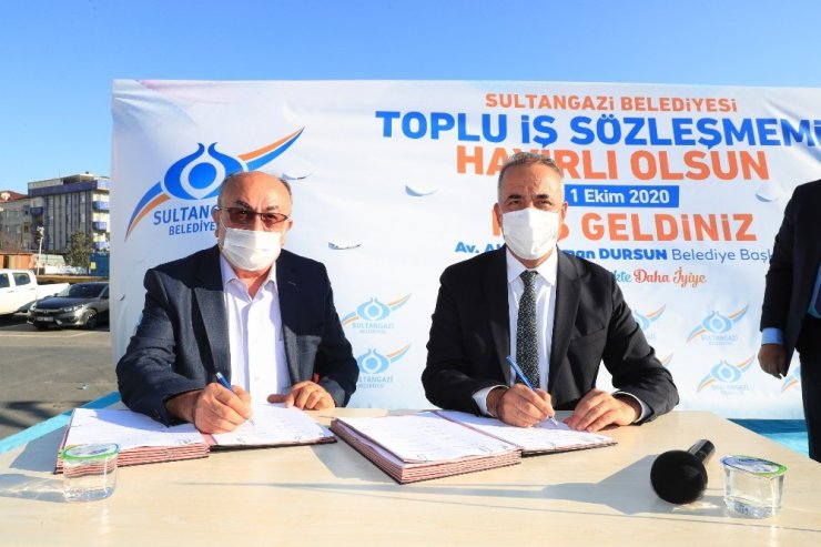 Sultangazi Belediyesi işçilerine toplu iş sözleşmesi