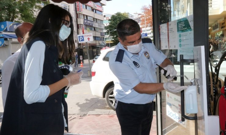 Çankaya’da pandemi denetimleri sürüyor