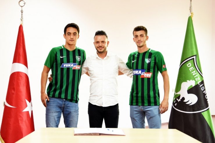 Denizlispor, altyapıdan 2 oyuncuyla daha profesyonel sözleşme imzaladı