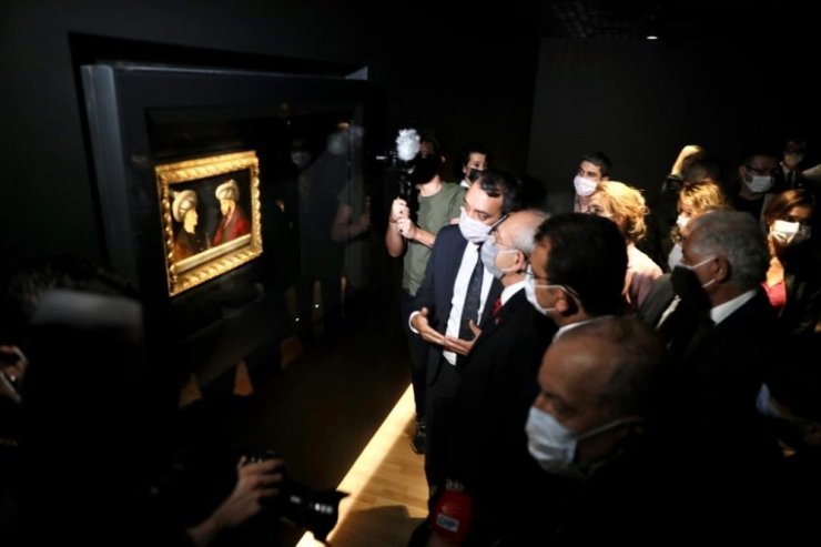 CHP lideri Kemal Kılıçdaroğlu, Fatih Sultan Mehmet tablosunun ön gösterimine katıldı