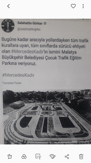 Çocuk parkına Mersedes Kadir’in ismi verildi
