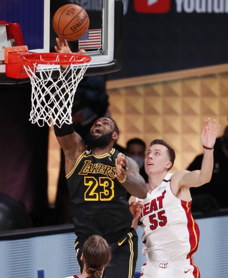 NBA finalinde Lakers seriyi 2-0 yaptı