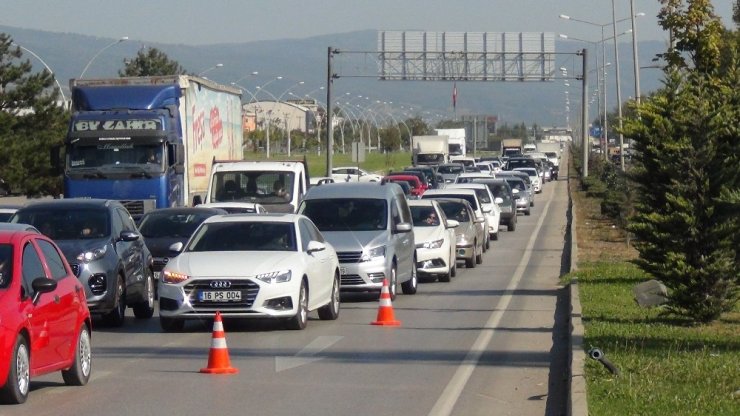 Bursa Ankara karayolunda korkutan kaza