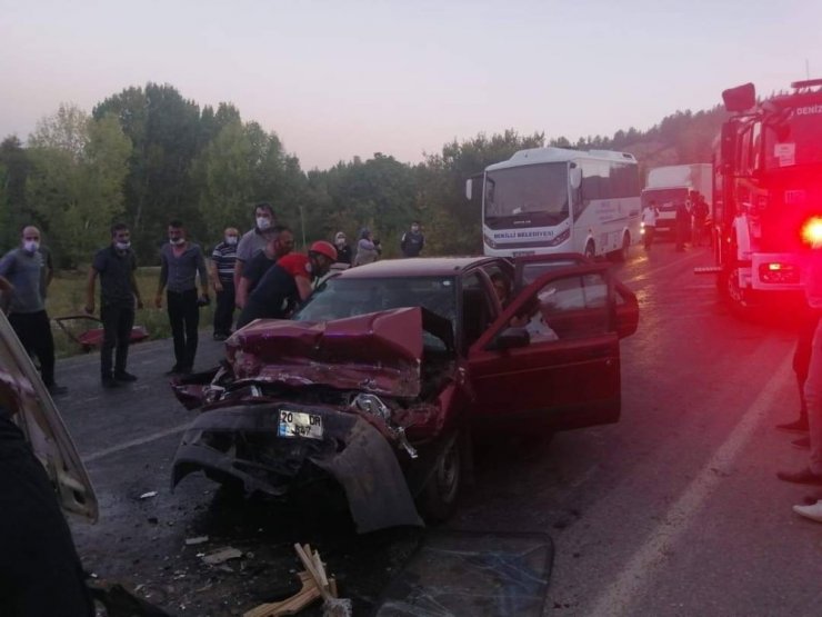 İki otomobil kafa kafaya çarpıştı: 1 ölü, 3 yaralı