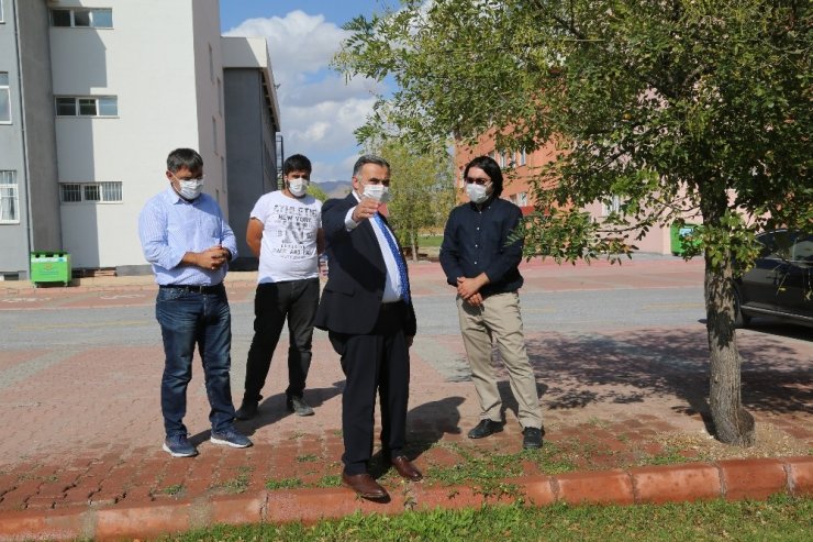 Başkan Mehmet Cabbar: “Seyrani kampüs alanı çevre düzenlemesi hayırlı olsun”