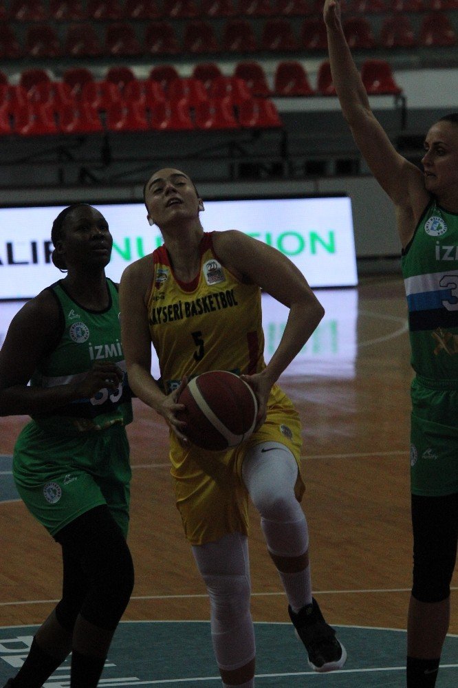 TKBL: Bellona Kayseri Basketbol:68 - İzmit Belediye Spor: 69