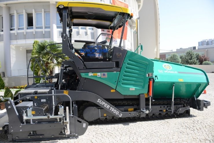 Malatya Büyükşehir araç parkına finişer takviyesi