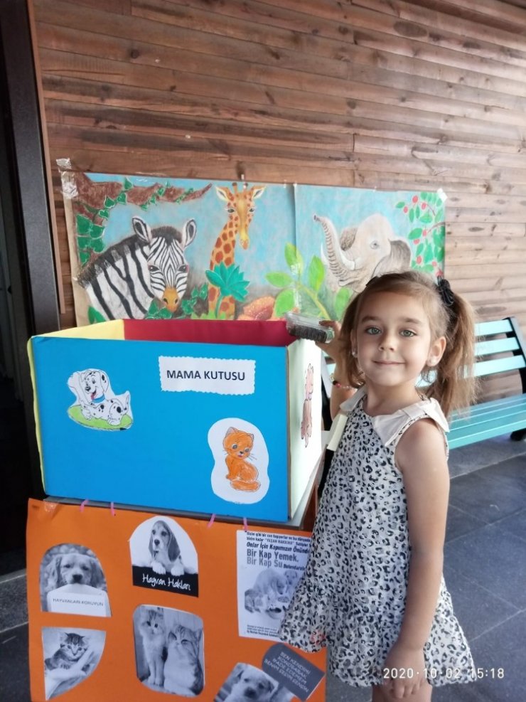 Manisa’da minikler can dostları unutmadı