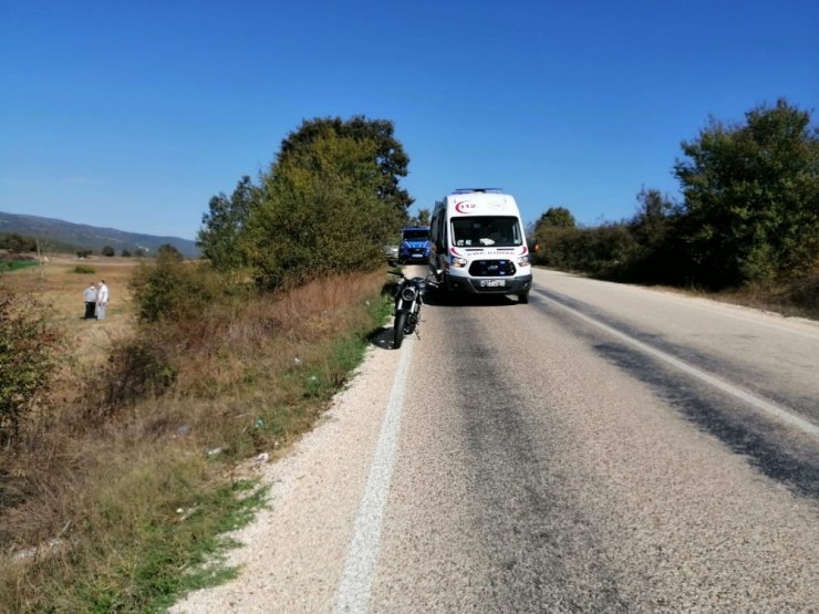 Pazaryeri’nde motosiklet kazası, 2 yaralı