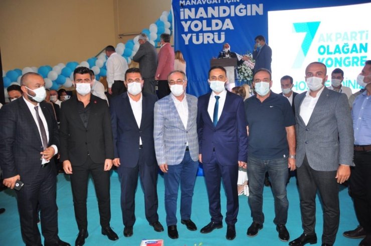 Manavgat Ak Parti’de Halimoğlu güven tazeledi