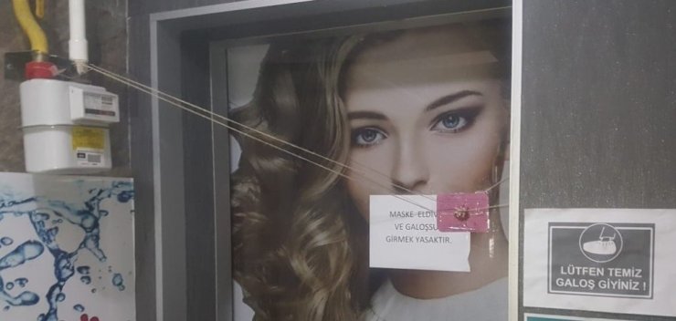 Bilecik’te ruhsatsız güzellik salonu mühürlendi