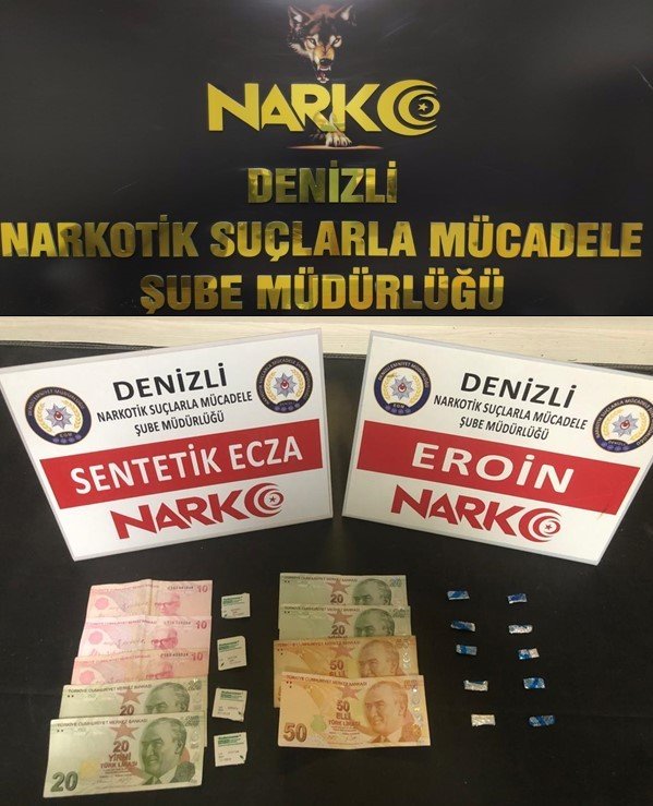 Denizli’de uyuşturucu tacirlerine 12 farklı operasyon: 21 gözaltı