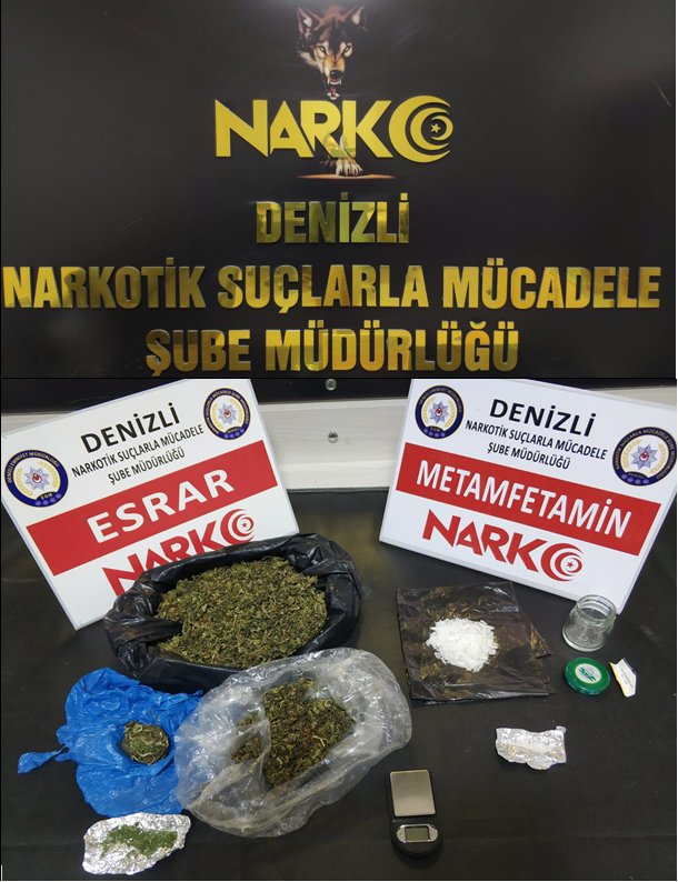 Denizli’de uyuşturucu tacirlerine 12 farklı operasyon: 21 gözaltı