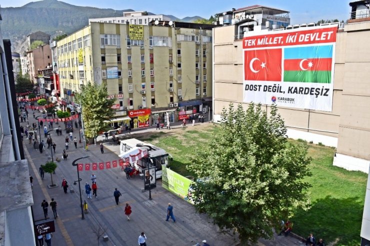 Karabük’ten Azerbaycan’a destek