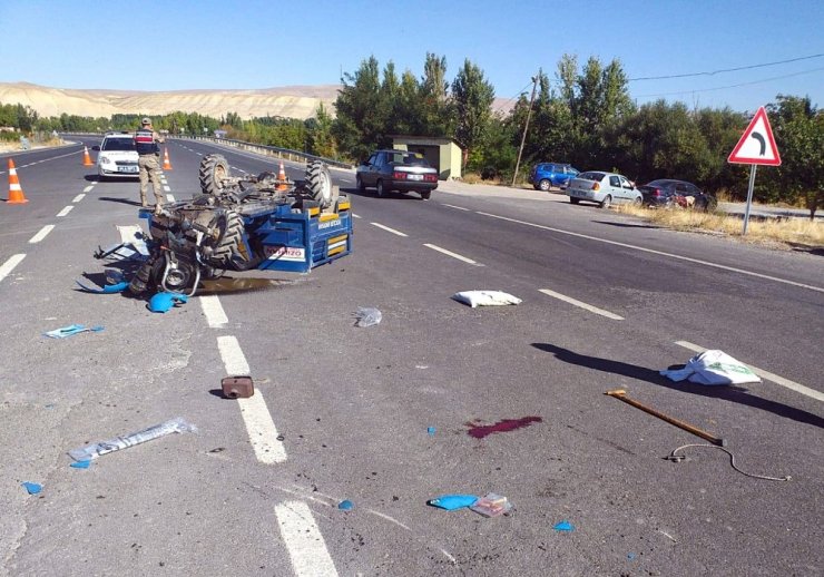 Çapa motoru devrildi: 1 ölü, 2 yaralı