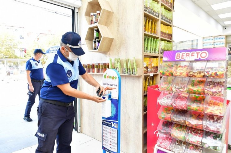 Mamak Zabıtası’ndan korona virüs denetimi