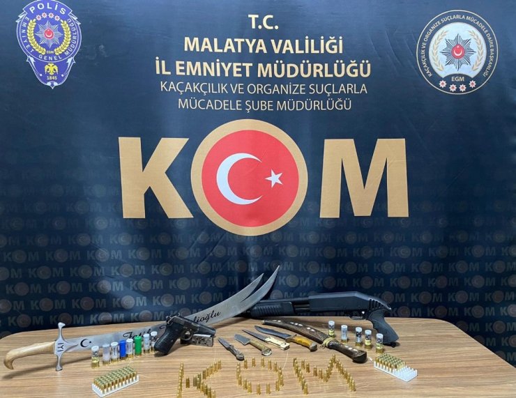 Silah kaçakçılarına göz açtırılmadı