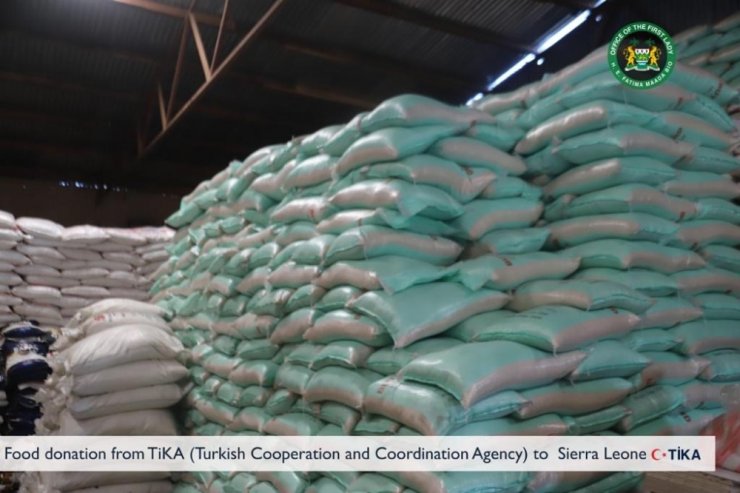 TİKA’dan Batı Afrika ülkesi Sierra Leone’de 1000 aileye gıda desteği