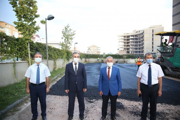 Vergi Dairesi Başkanlığı’nın çevre düzenlemesini Büyükşehir Belediyesi yaptı