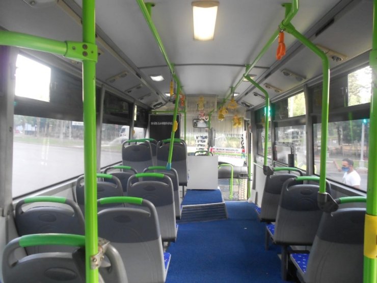 Abart egzozlu süslü halk otobüsü trafikten men edildi