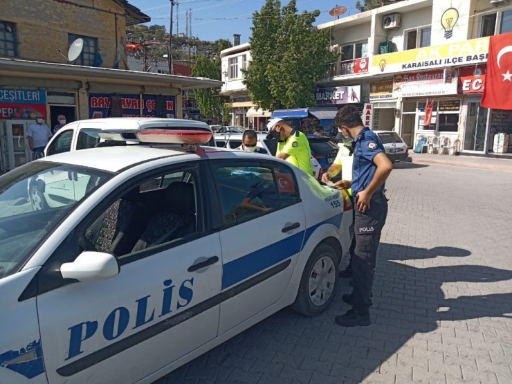 Karaisalı’da uygunsuz motosikletler toplanıyor