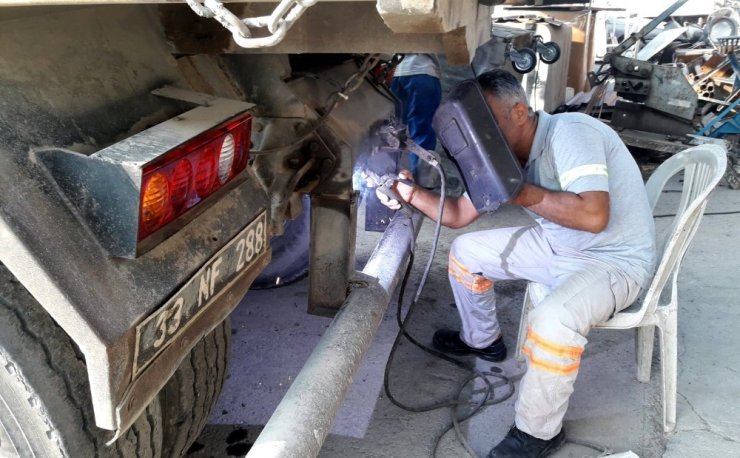 Makina ikmal üretiyor Akdeniz Belediyesi kazanıyor