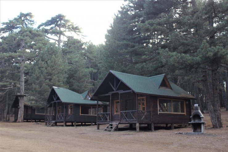 Bu yaylada konaklayan mutlu uyanıyor