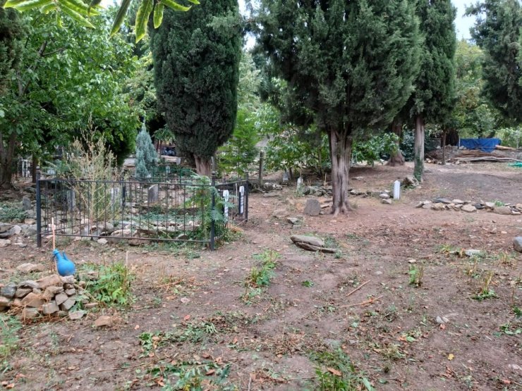 Mezarlıklarda bakım sürüyor