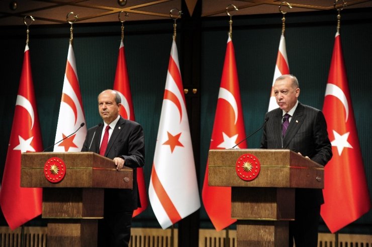 Cumhurbaşkanı Erdoğan: "Alaköprü Barajından alınan suyu Kuzey Kıbrıs Türk Cumhuriyetindeki Geçitköy Barajına aktardık"