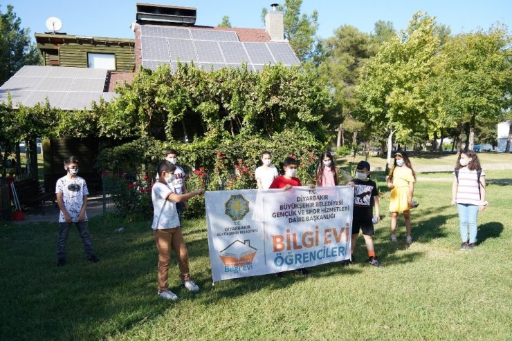 Diyarbakır’da Güneş Evi, Bilgi Evi öğrencilerini ağırladı