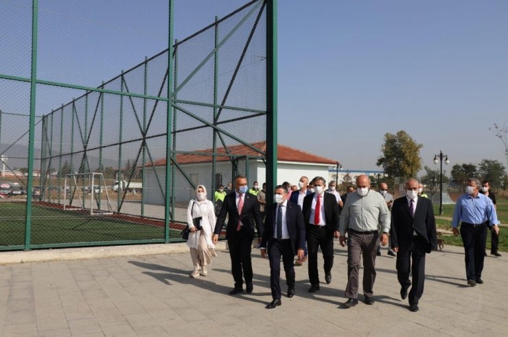 Trafik eğitim parkında inceleme yapıldı