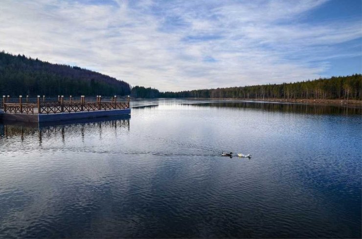Topuk Göleti görenleri hayran bırakıyor