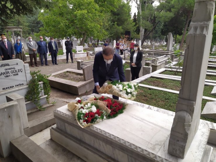 İstanbul’un işgalini kırmak üzere şehre ilk giren ordu komutanı Şükrü Naili paşa kabri başında anıldı