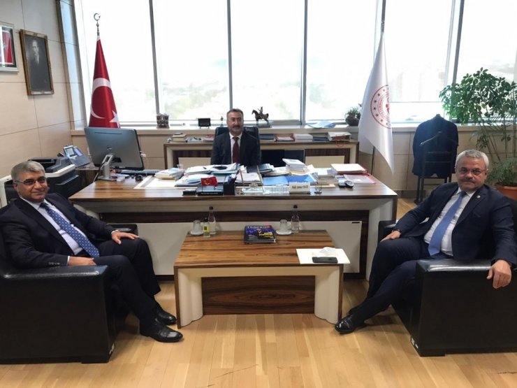 Karabük heyetinden Bakan Kasapoğlu’na ziyaret