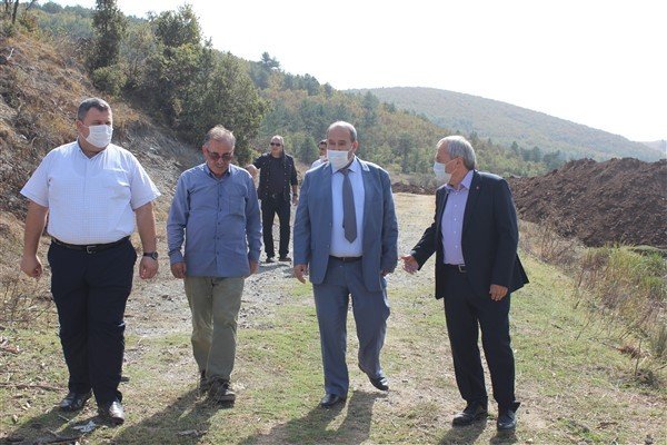 Kaymakam Ünal, köylerde incelemelerde bulundu